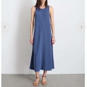 Alex Mill Scarlett Maxi Dress Women's XL Dusty Blue 100% Lyocell Minimalist